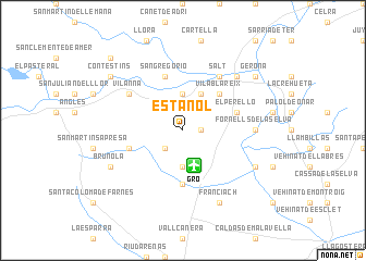 map of Estañol