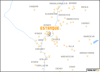 map of Estanque