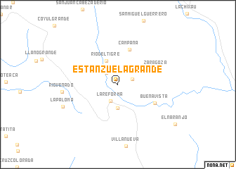 map of Estanzuela Grande