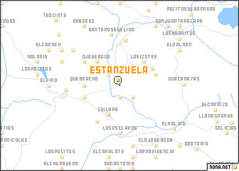 map of Estanzuela