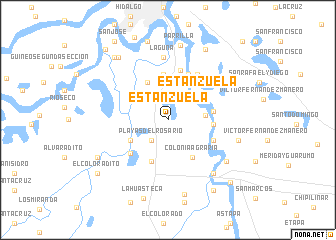 map of Estanzuela