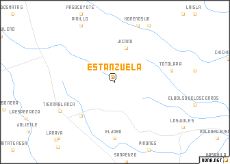 map of Estanzuela