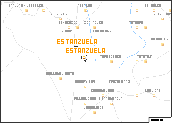 map of Estanzuela
