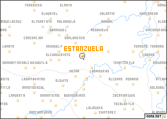 map of Estanzuela