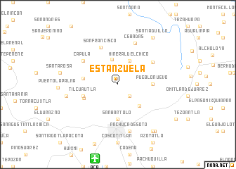 map of Estanzuela