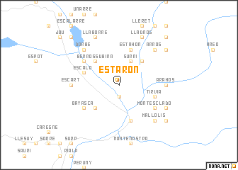 map of Estarón