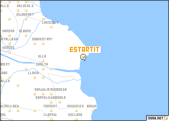 map of Estartit