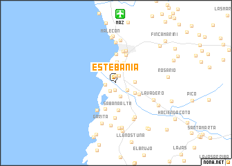 map of Estebania