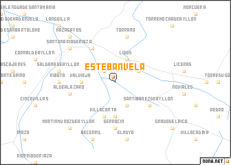 map of Estebanvela