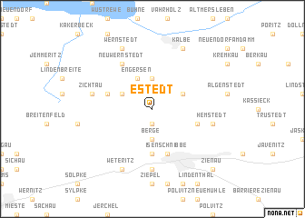 map of Estedt