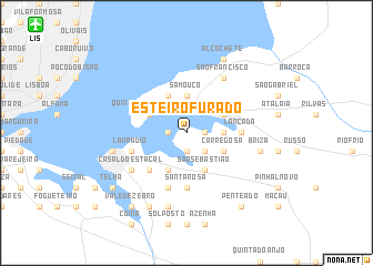 map of Esteiro Furado