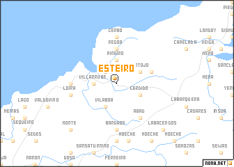 map of Esteiro