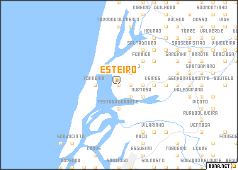 map of Esteiro