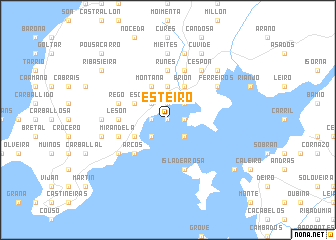 map of Esteiro