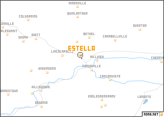 map of Estella