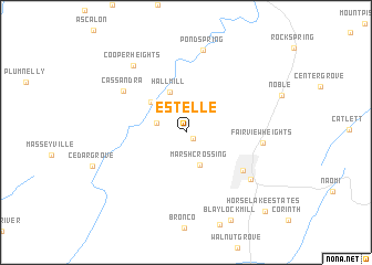 map of Estelle