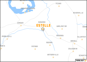 map of Estelle