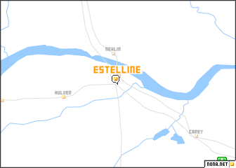 map of Estelline