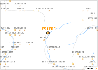 map of Estèng
