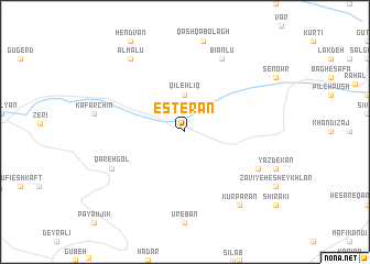 map of Esterān