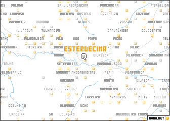 map of Ester de Cima