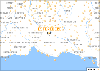 map of Estère Dere