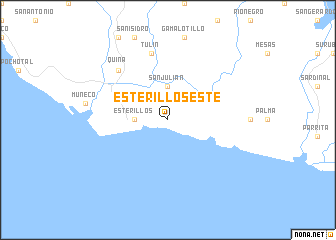 map of Esterillos Este