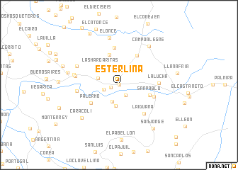 map of Esterlina