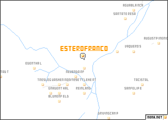 map of Estero Franco