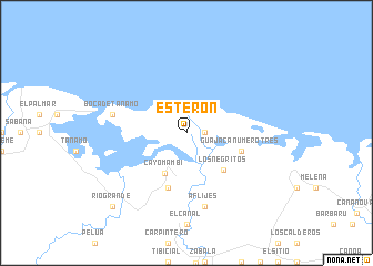 map of Esterón