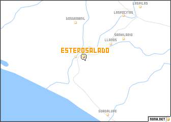 map of Estero Salado