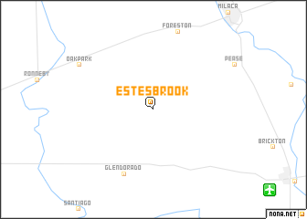 map of Estes Brook