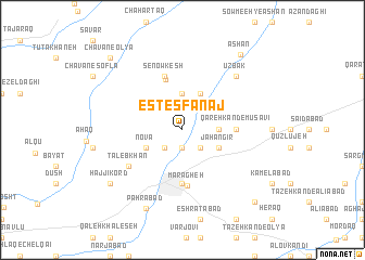 map of Estesfānaj