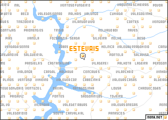 map of Estevais