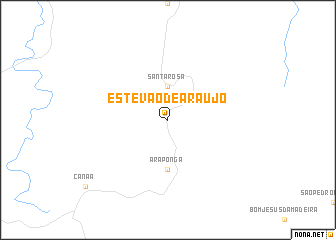 map of Estêvão de Araújo