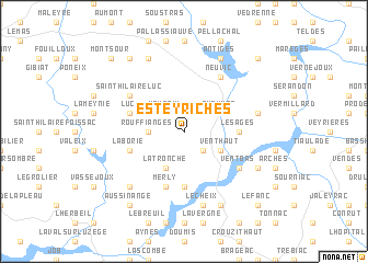 map of Esteyriches