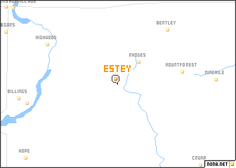 map of Estey