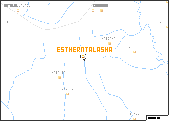 map of Esther-Ntalasha