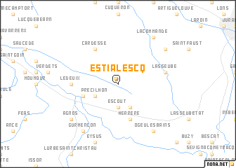 map of Estialescq