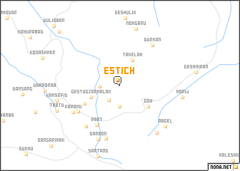 map of Estīch