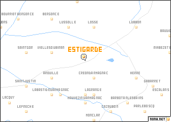 map of Estigarde