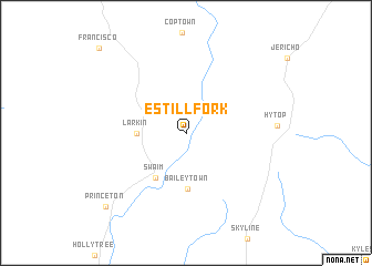 map of Estillfork
