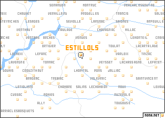 map of Estillols