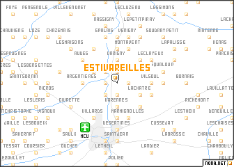 map of Estivareilles