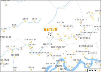 map of Estiva