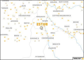 map of Estíva