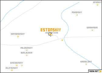 map of Estonskiy