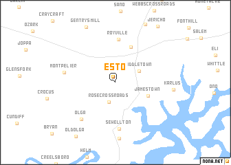 map of Esto