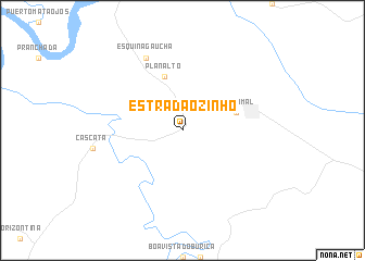 map of Estradãozinho