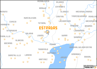 map of Estradas